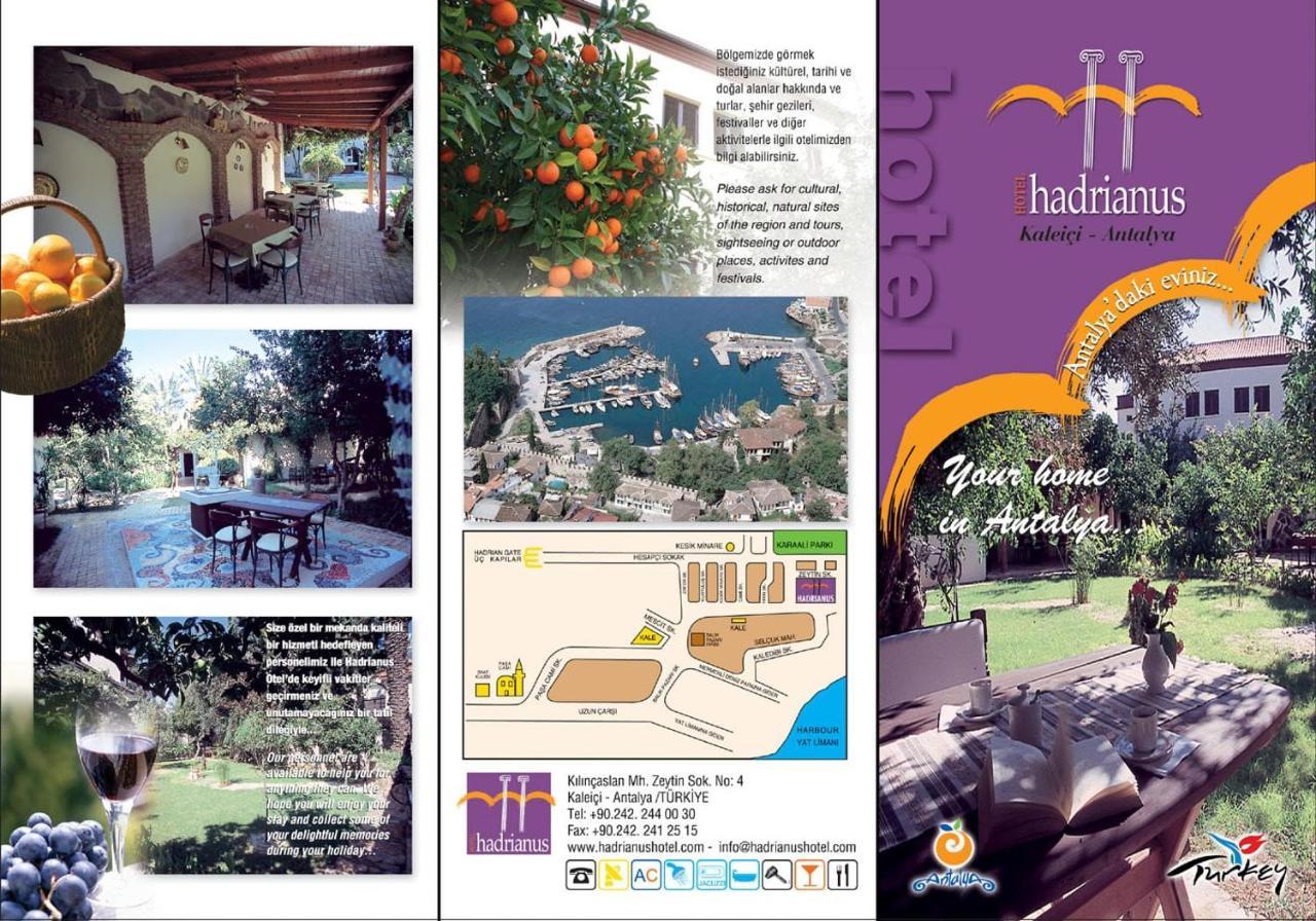 Hotel Hadrianus Pansion Antalya Zewnętrze zdjęcie